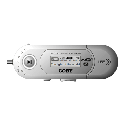 Coby MP-C858 User manual