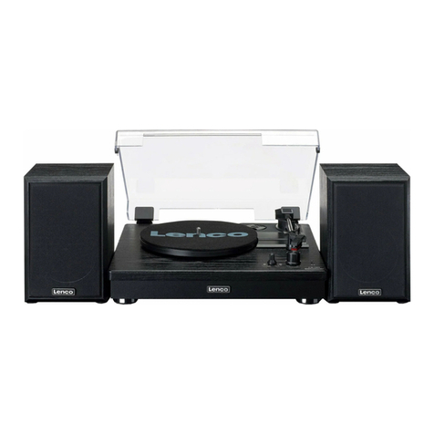 LENCO LS-101BK User manual LENCO LS-101BK User manual