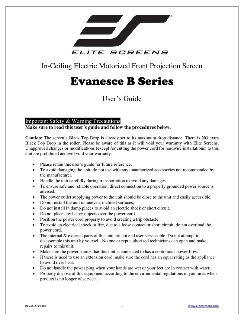 Elite Screense EB120HW2-E8 user guide