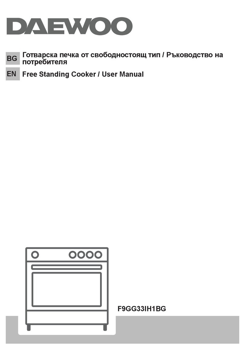 Daewoo F9GG33IH1BG user manual