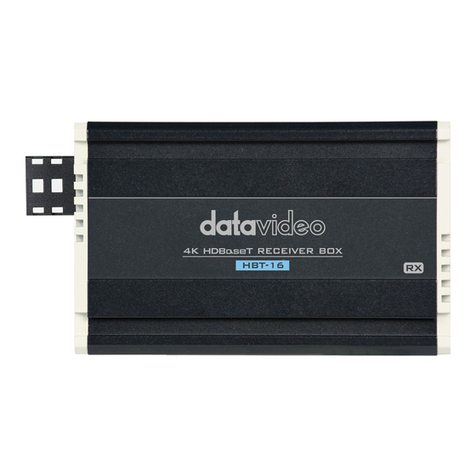 Data Video HBT-16 instruction manual