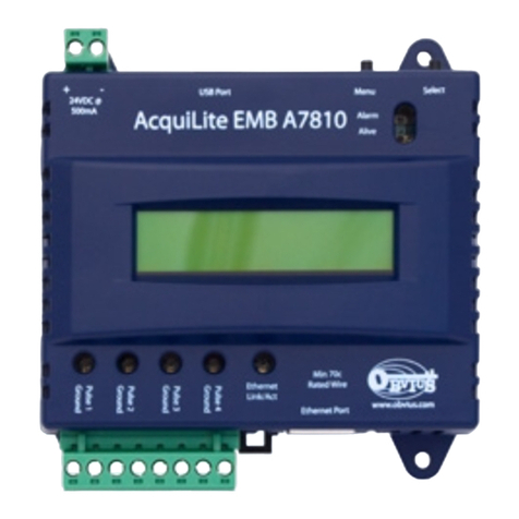 Obvius AcquiLite EMB User manual Obvius AcquiLite EMB User manual