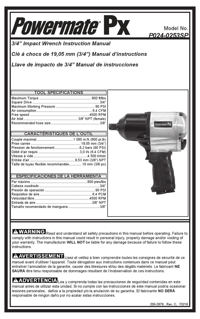 Powermate PX P024-0253SP instruction manual