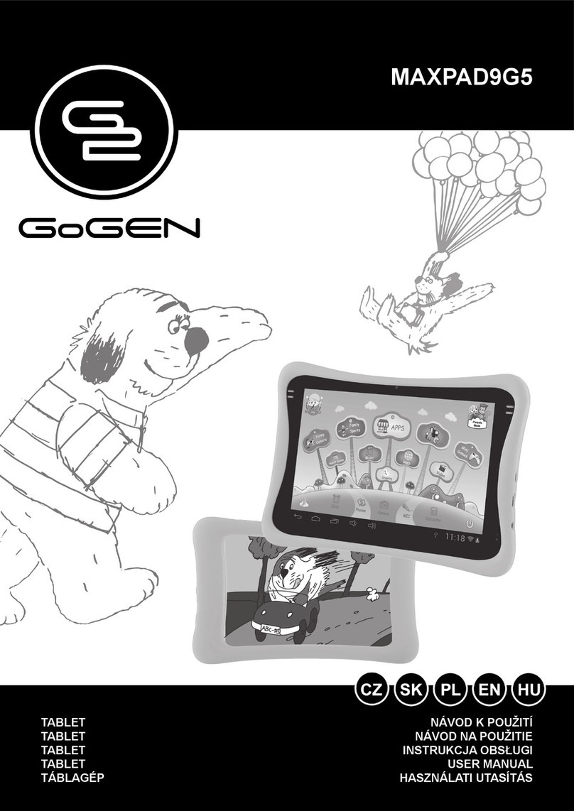 Gogen MAXPAD9G5 user manual