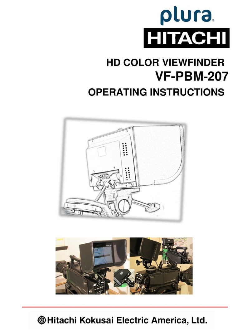 Hitachi Plura VF-PBM-207 User manual