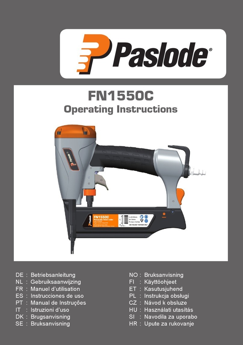 Paslode FN1550C User manual