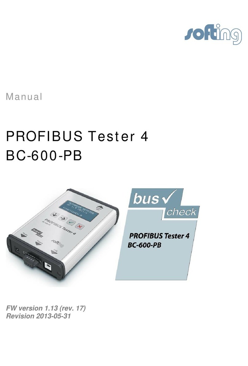 Softing PROFIBUS Tester 4 BC-600-PB User manual