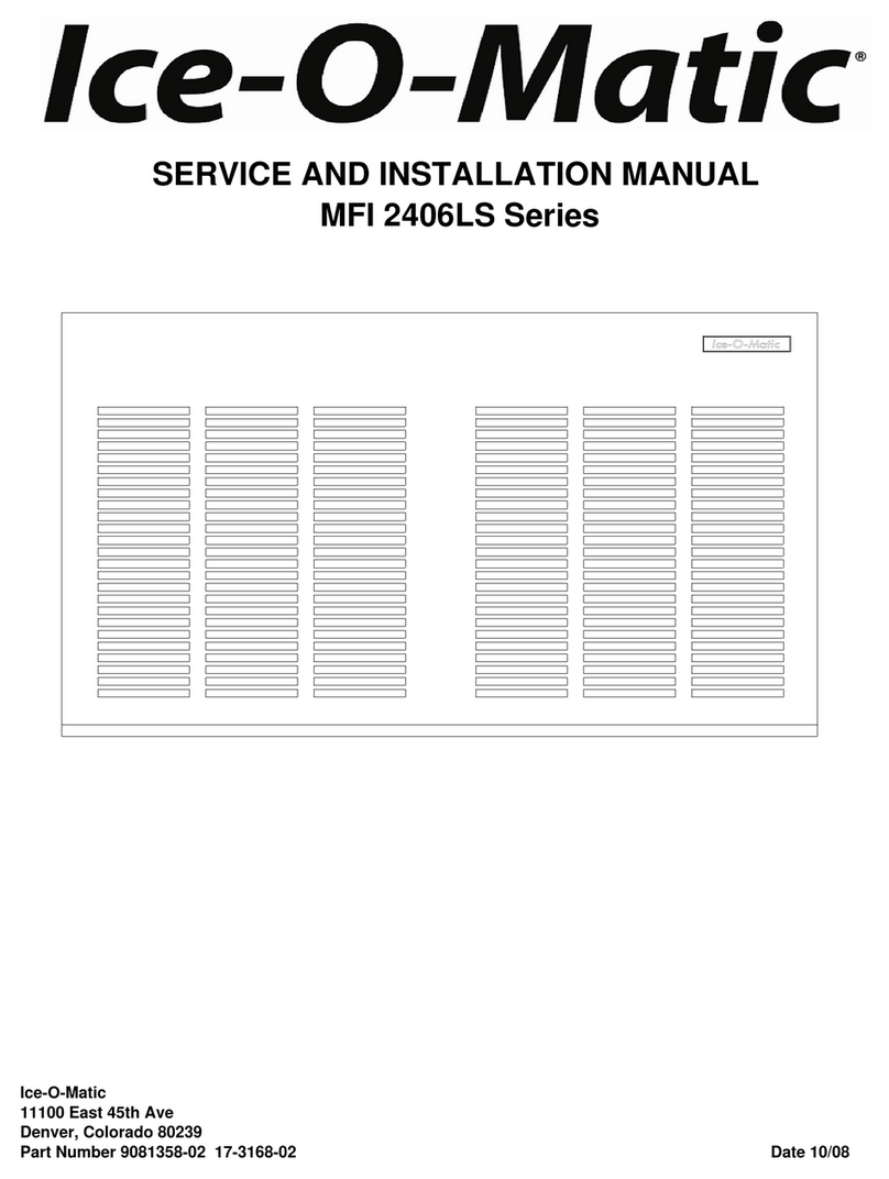 Ice-O-Matic MFI2406LS Series Service and installation manual