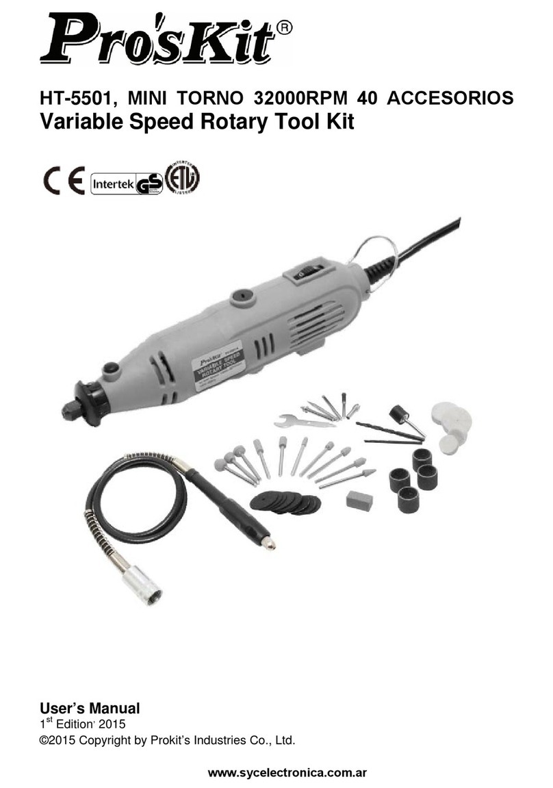 Pro's Kit HT-5501 user manual Pro's Kit HT-5501 user manual