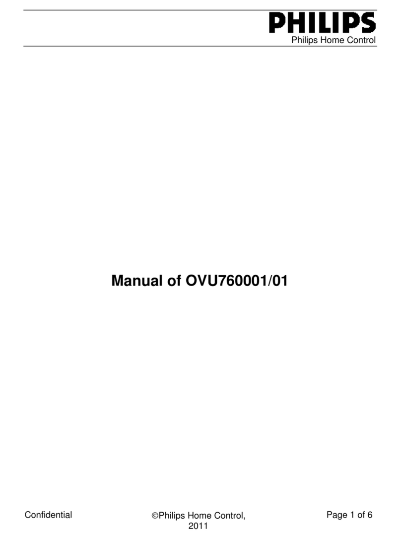 Philips OVU760001/01 manual