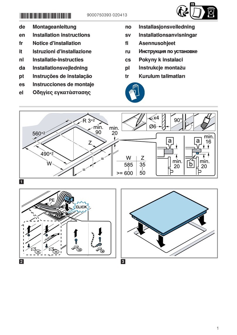 Bosch M13R42N2 installation instructions