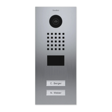 DoorBird D2102V installation manual