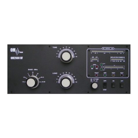 OM POWER OM2000 HF instruction manual