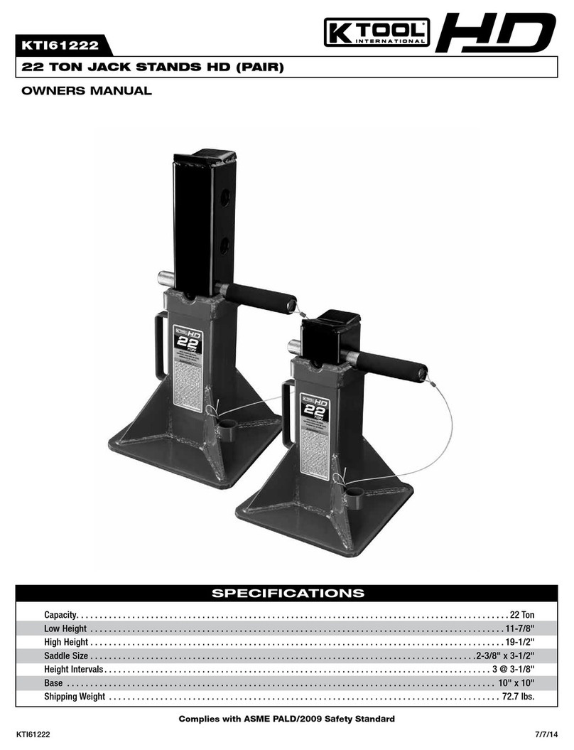 K Tool International KTI61222 owner's manual