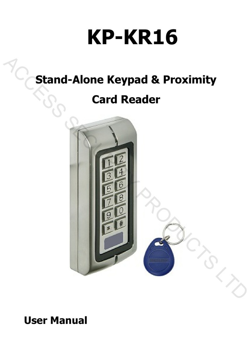 Access Security Products KP-KR16 user manual