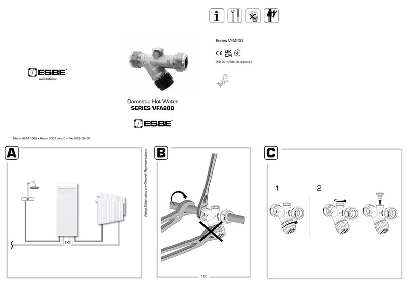 ESBE VFA203 quick start guide