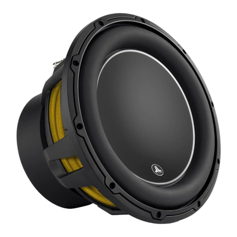 JL Audio 12W6v3 User manual
