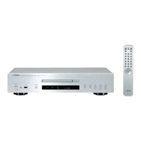 Yamaha CD-S700B User manual Yamaha CD-S700B User manual