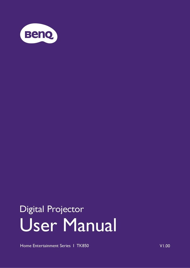 BenQ TK850 User manual BenQ TK850 User manual