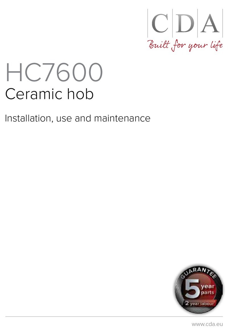 CDA HC7600 Specification sheet