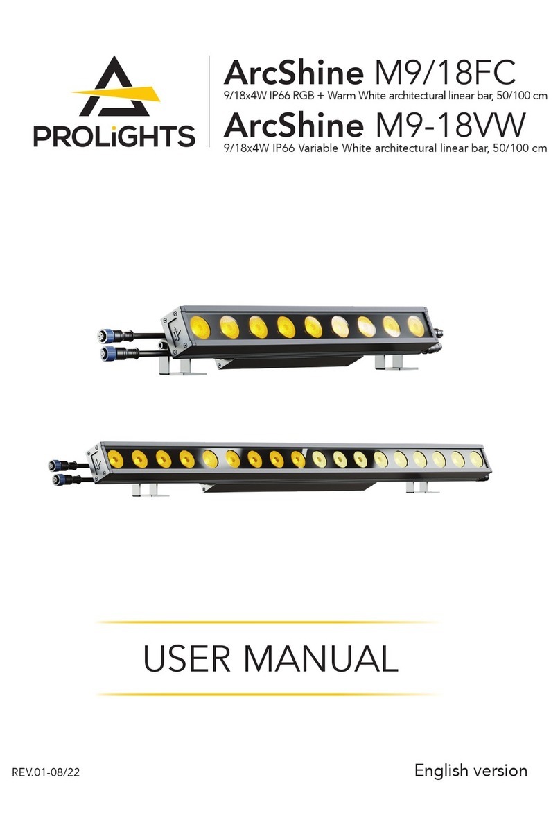 ProLights ArcShine M9/18FC user manual