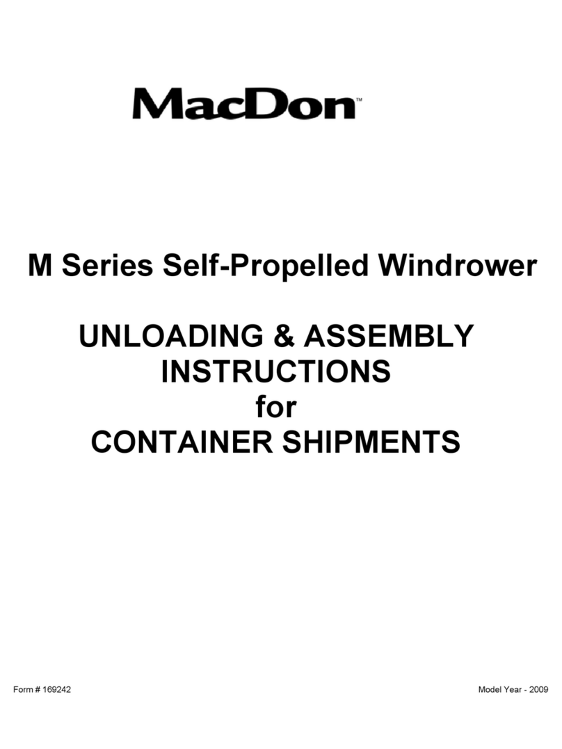 MacDon M Series Assembly instructions