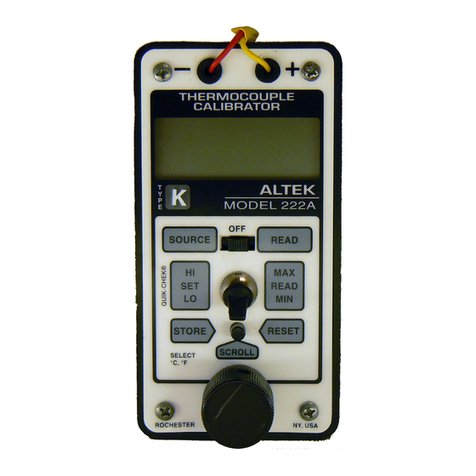 Altek 222A User manual