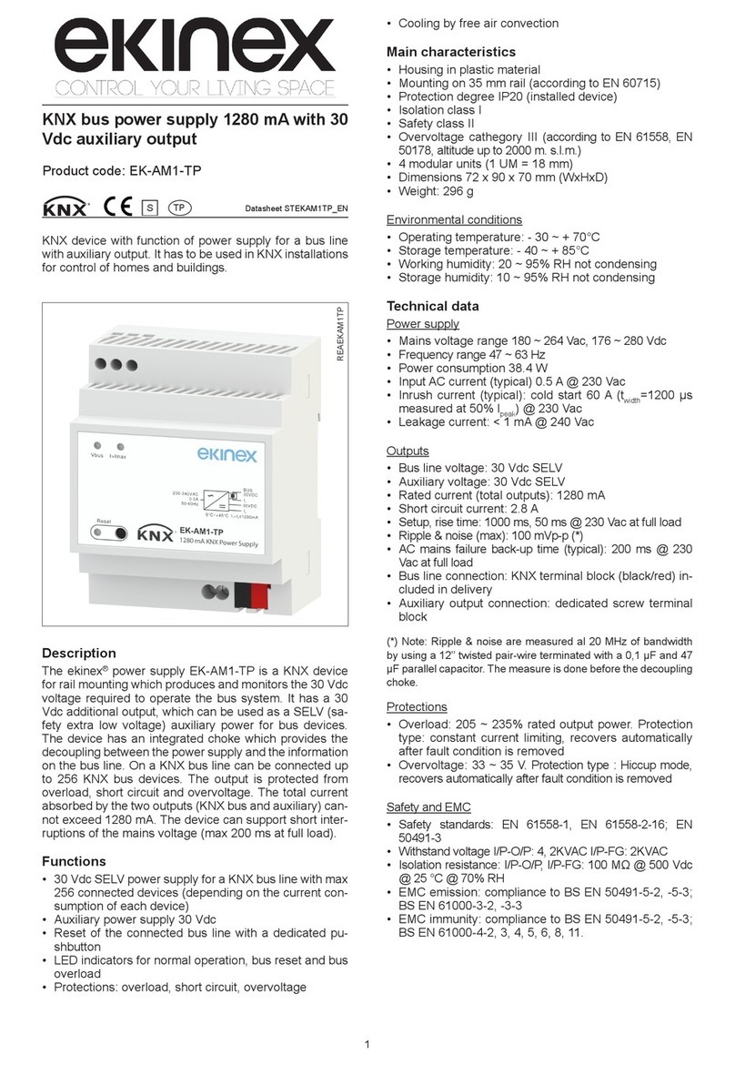 Ekinex EK-AM1-TP User manual