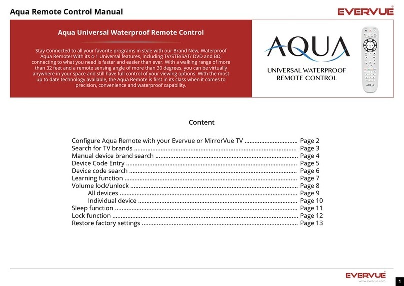 Evervue Aqua manual