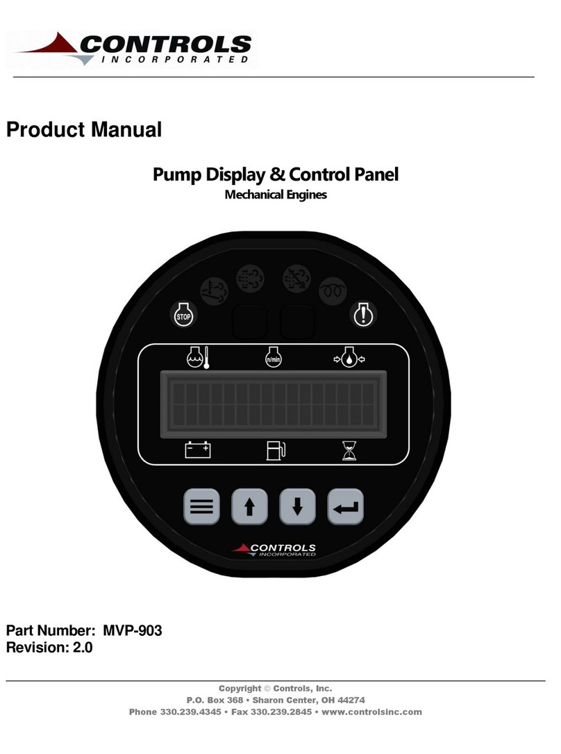 Controls MVP-903 User manual Controls MVP-903 User manual