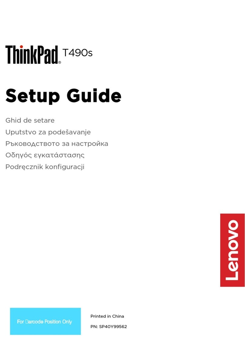 Lenovo ThinkPad T490s User manual