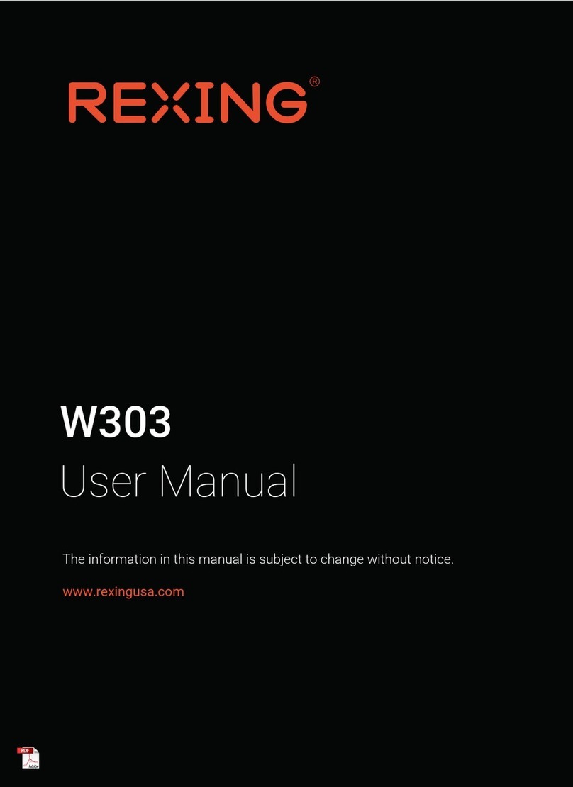Rexing W303 user manual