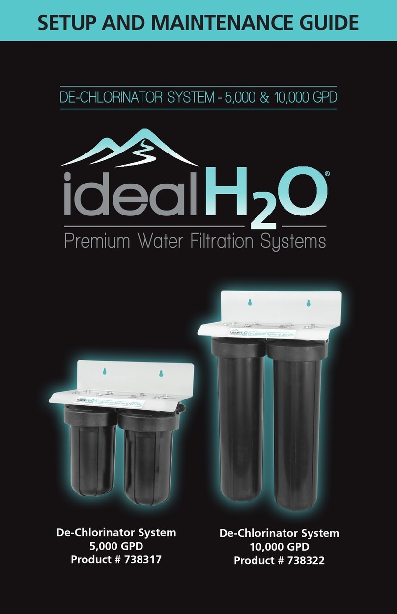 IDEAL H2O 738317 Setup and maintenance guide