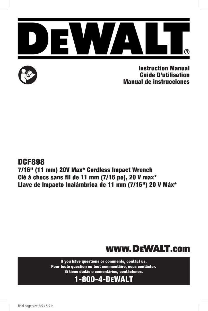 DeWalt DCF898B User manual