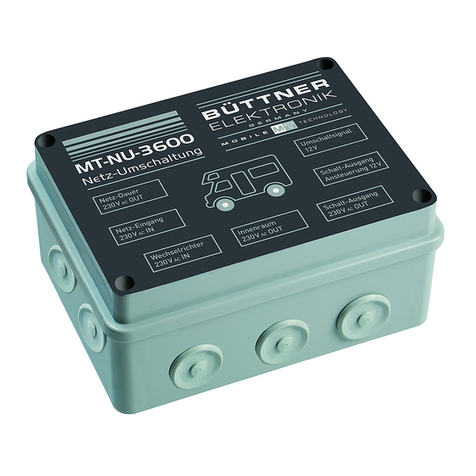 Dometic MT NU 3600 Installation and operating manual Dometic MT NU 3600 Installation and operating manual