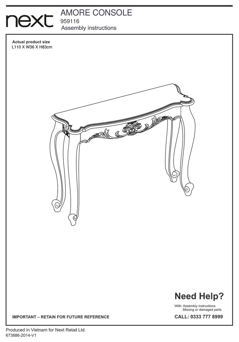 Next AMORE 959116 Assembly instructions