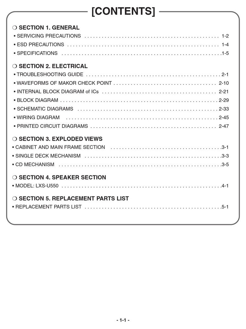 LG LX-U550A User manual