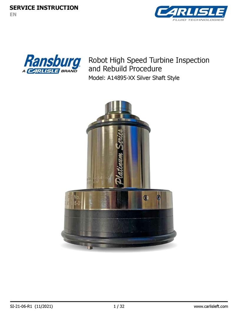 Carlisle Ransburg A14895 Series Original operating manual Carlisle Ransburg A14895 Series Original operating manual