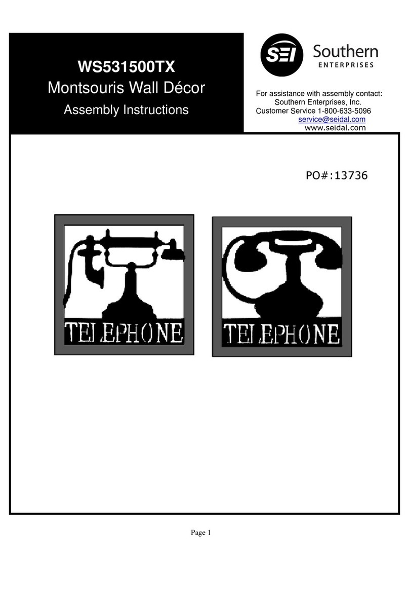 SEI WS531500TX Assembly instructions
