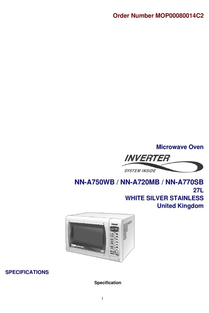 Panasonic NN-A750WB manual