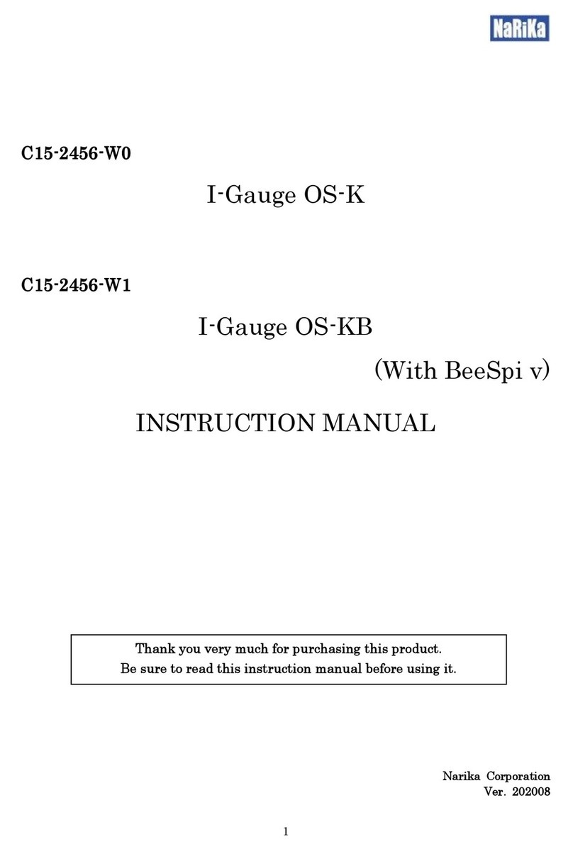NARIKA C15-2456-W0 instruction manual