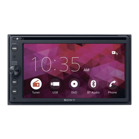 Sony XAV-AX205DB operating instructions