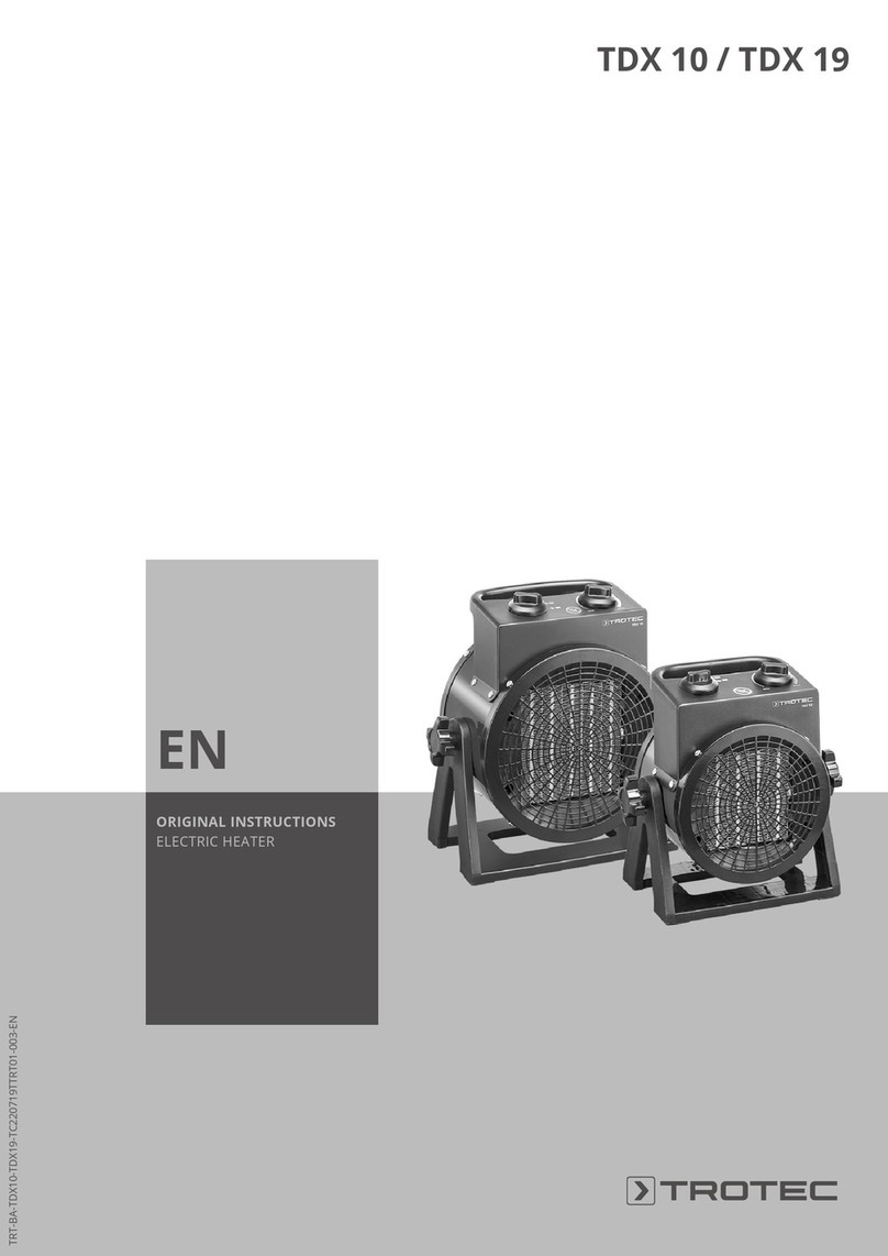 Trotec TDX 10 User manual
