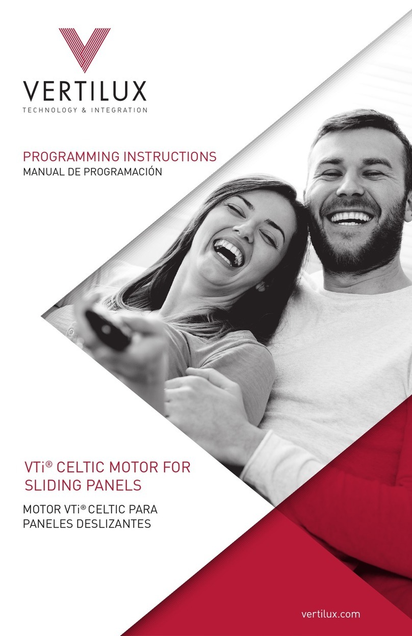 Vertilux VTi Programming instructions
