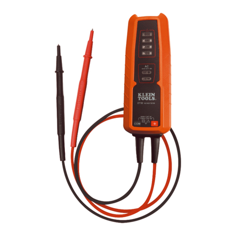 Klein Tools ET50 User manual Klein Tools ET50 User manual