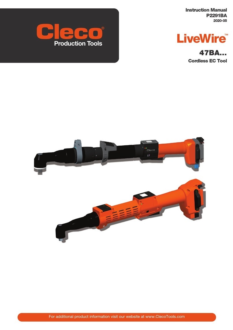 Cleco LiveWire 47BA Series User manual