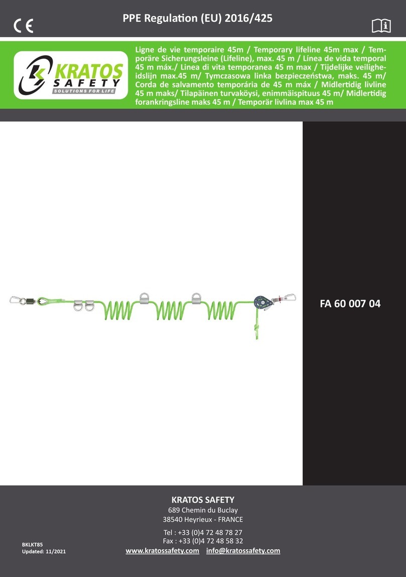KRATOS SAFETY FA 60 007 04 manual
