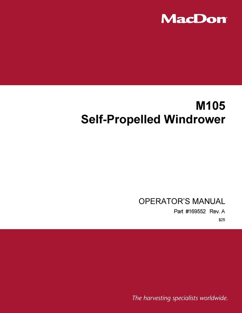 MacDon M105 2011 Operator's manual