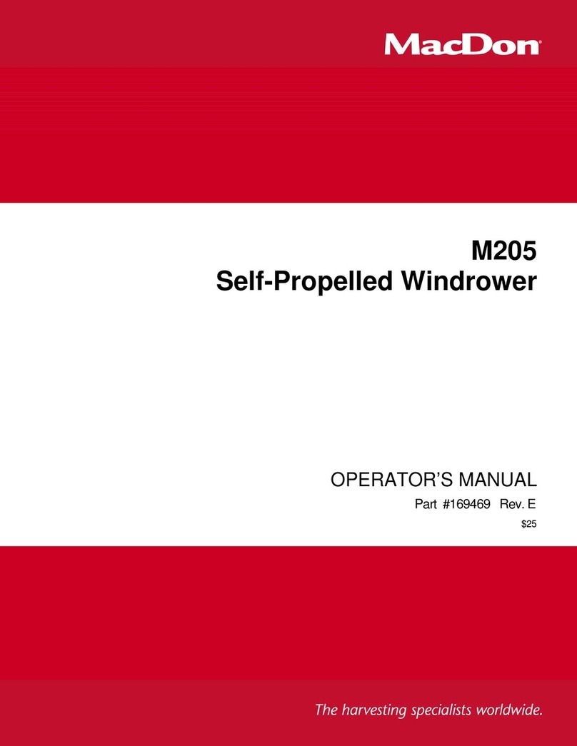 MacDon M205 2012 User manual MacDon M205 2012 User manual