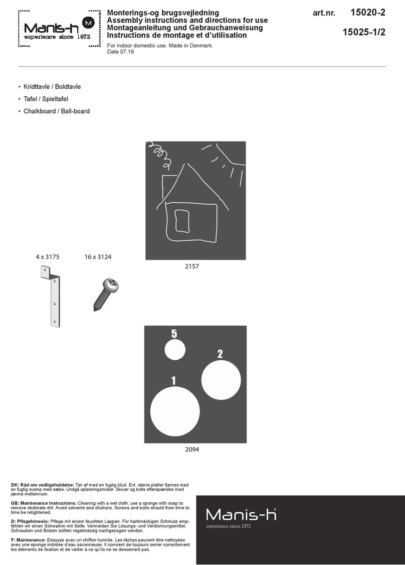Manis-h 15020-2 manual Manis-h 15020-2 manual